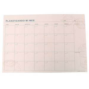 Planner Mensual Paqari Colección Mixta Tamaño A3