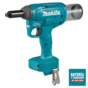 Remachadora Makita 18v 10,000 N 2.4 - 4.8 mm BL sin Batería