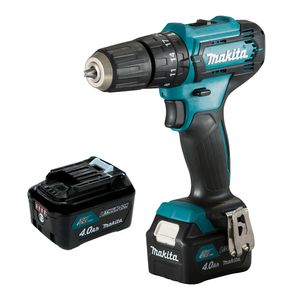 Taladro Percutor Makita 3/8" 12V 30 Nm CXT 2 Baterías 4.0 ah