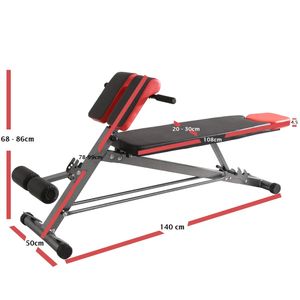 Banca para Pesas Abdominales Multifuncional