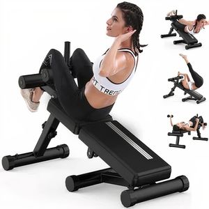 Banca para Abdominales y Pesas