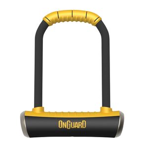 Candado en U OnGuard Brute STD 5 llaves, negro y amarillo