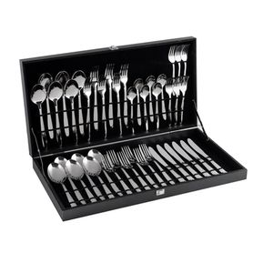 Set de Cubiertos x 42 Pzs Mod.500 Con Estuche Negro