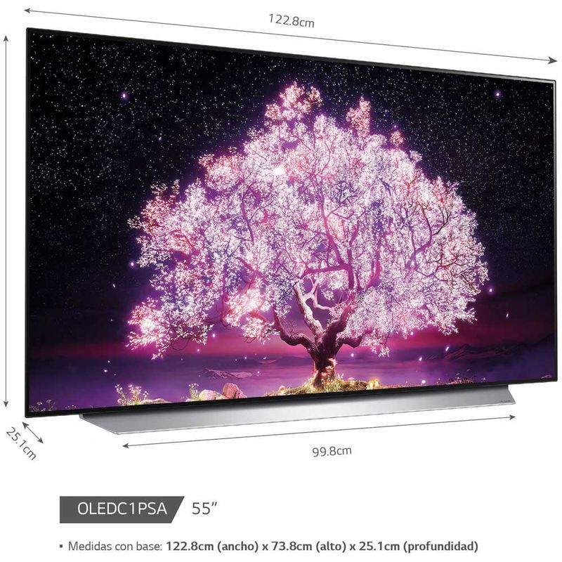 Televisor LG OLED55C16LA - Smart TV, 4K, 55'' - ComproFacil