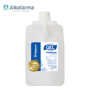 Alcohol en Gel 70° Alkofarma Galón 4 Litros
