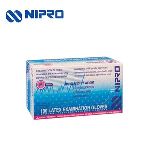 Guantes de Látex Nipro Talla M 100 Unidades