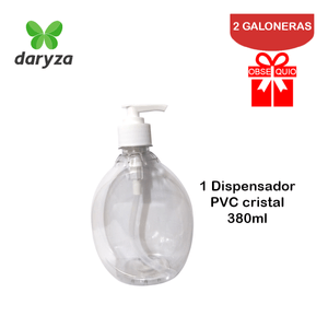 Lavavajilla Gel Daryza Manzana Galón Pack 2 Galoneras