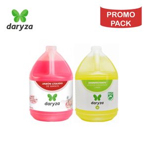 Promo Pack: Jabón Líquido Daryza Galón + Desinfectante Daryza Galón Limón