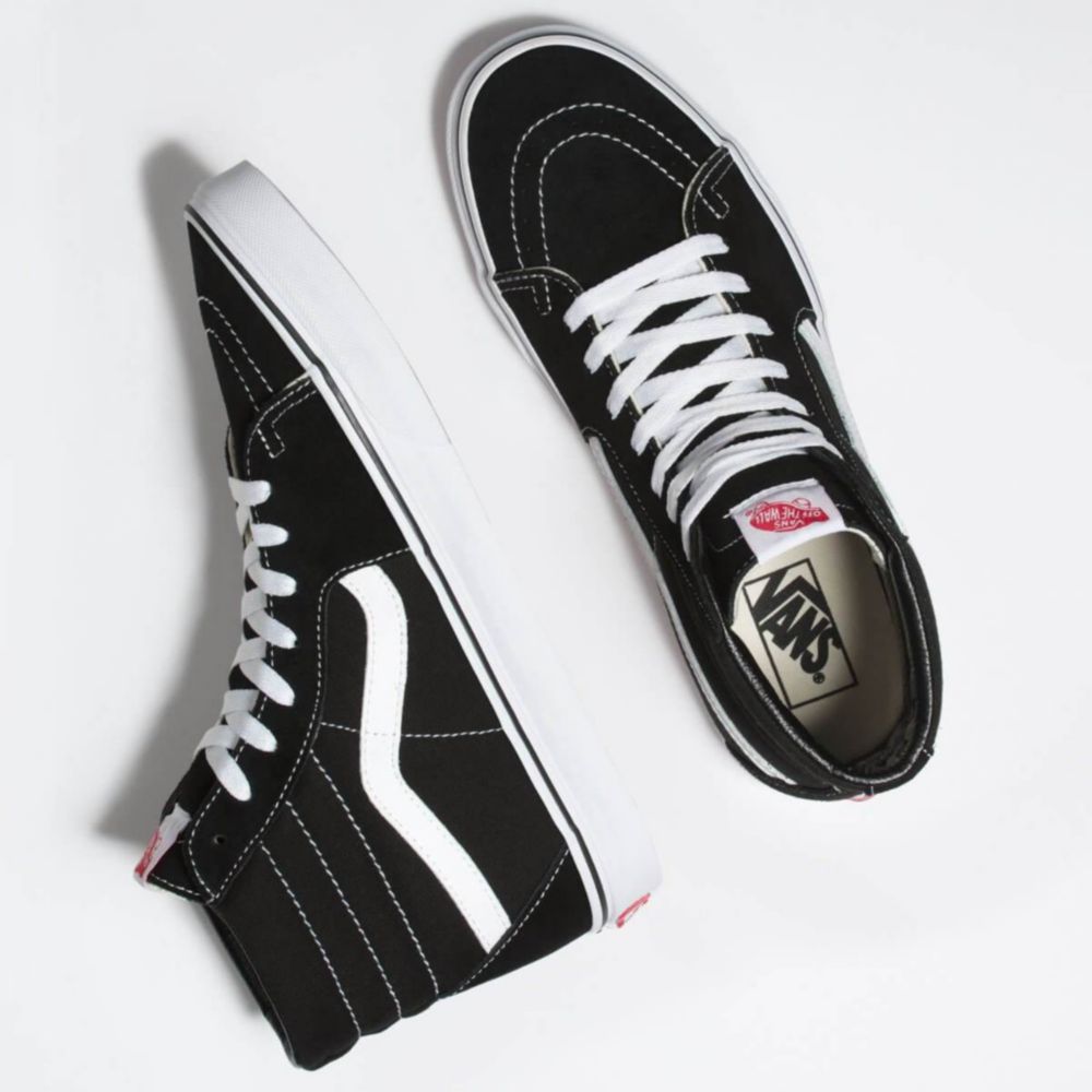 Zapatillas Vans Urbanas Unisex Sk8-Hi Negro2 Real Plaza