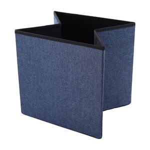 Puff Lotus 1 cuerpo tela azul