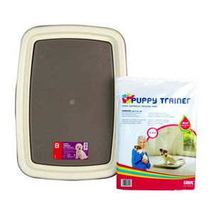 Puppy trainer kit mediano marrón