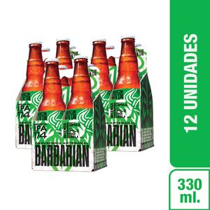 Cerveza Artesanal BARBARIAN RED ALE (X3) 4PACK BOT 330 ML