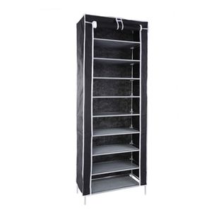 Zapatera Organizador De Metal 9 Niveles Zapatero Ropero Zapatillas Estante