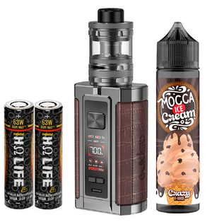 Cigarro electrónico Aspire Vrod 200W con baterias y líquido 60ml