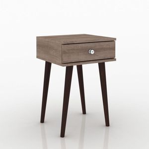 Mesa Auxiliar Rossana 1 puerta 40cm Rustico