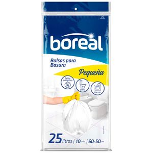 Bolsa para Basura BOREAL Blanca 25L Planas