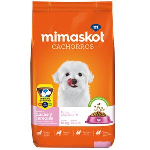 Comida para Perros MIMASKOT Cachorros Razas Pequeñas Bolsa 15Kg