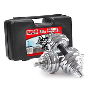 Set de Pesas 30 Kilos Mancuernas + Adaptador Z29_Fit