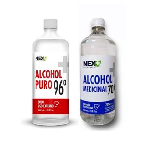 Pack Alcohol Puro 96° Nex + Alcohol Medicinal 70° Nex