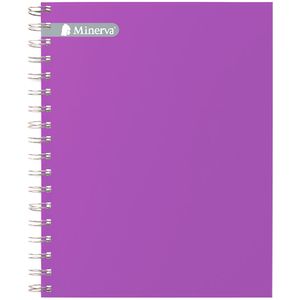 Cuaderno MINERVA Cuadriculado Anillado Universitario 6DV Tapa Dura