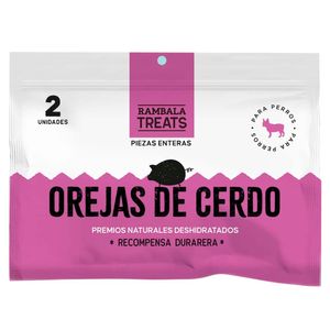 Comida para Perros RAMBALA Adulto Orejas de Cerdo Doypack 2un