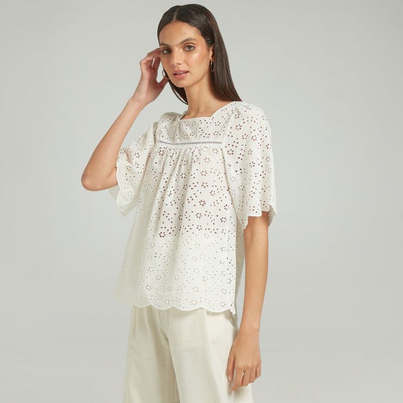 Broderie Blusas Grises Camisas Importadas Mujer Por Mayor Broderie