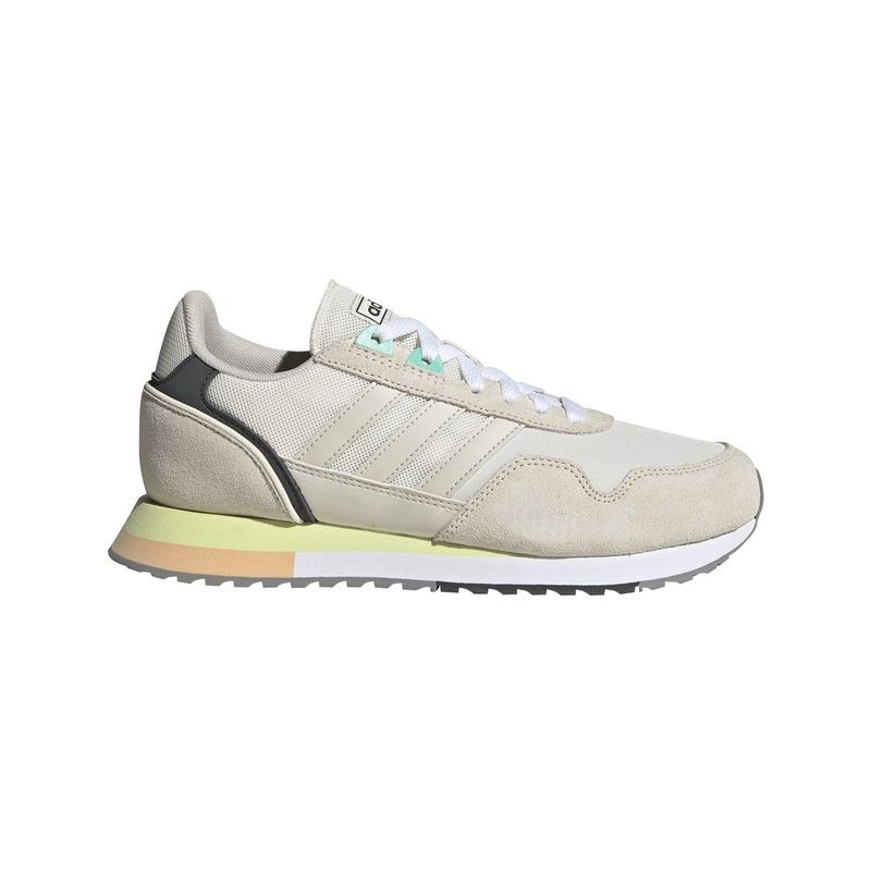 Zapatillas Adidas Mujer 8K 2020 Beige Real Plaza