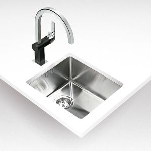 Lavadero para empotrar BE R15 34.40 con rebose Teka