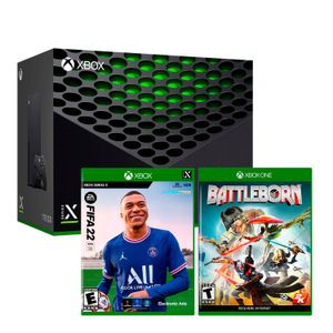 Consola Xbox Series X + Fifa 22 + Battleborn