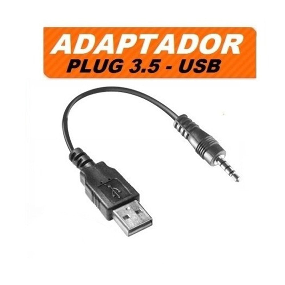 CABLE ADAPTADOR DE 3.5 MM MACHO A USB HEMBRA - Mertel