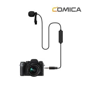Micrófono Cómica CVM-V01CP Omnidireccional TRS Lavalier para Cámaras 2,5metros