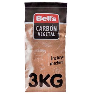 Carbón Vegetal BELL'S Bolsa 3Kg