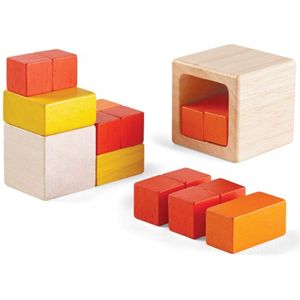 Juguete Montessori Cubo de Fracciones Plantoys