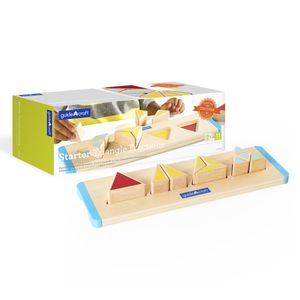 Juguete Montessori Encajable de Fracciones Triángulo Guidecraft
