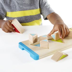 Juguete Montessori Encajable de Fracciones Triángulo Guidecraft