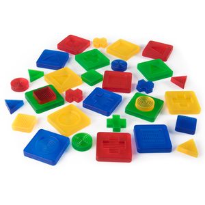 Juguete Set Discovery de Piezas Geométricas con Bases Guidecraft