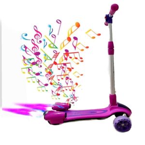Scooter para Niñas Hidraulico Musical Set proteccion