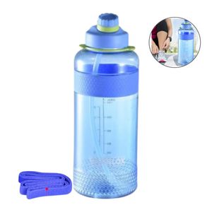 Botella Policarbonato 2L con Transportador Varelox Azul
