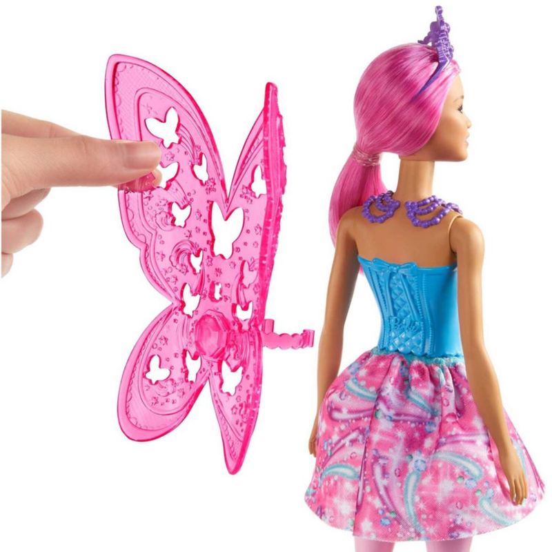 Muneca Barbie Dreamtopia Hada Rosada Gjj99 Real Plaza