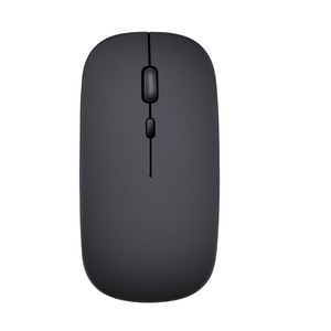 Mouse Bluetooth Inalámbrico Dual Recargable - Negro