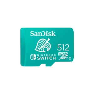 Memoria Microsd xl Sandisk 512GB Nintendo Switch Animal Crossing