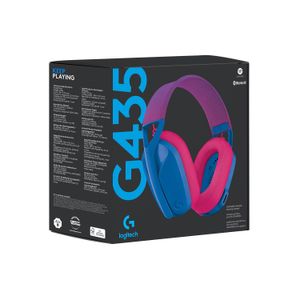 Audifono Gaming Logitech G435 Lightspeed Wireless Azul