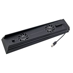 Base 2 En 1 Cargador Stand Ventilador Cooler Para Ps4 Fat