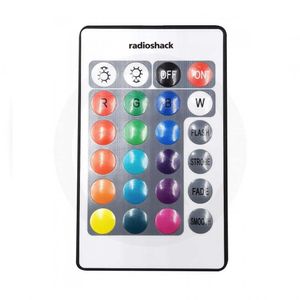 Tira de luz Radioshack RGB flexible de 1.8 metros con control remoto