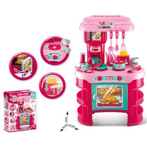 Cocina Para Niñas Little Chef con Luces y Musical