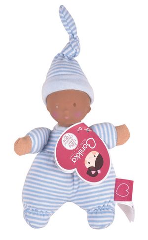 Muñeco Suave Precious Mini Rayas Azules - Bonikka
