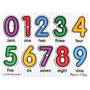 Rompecabeza Perilla Pequeño Numeros - Melissa & Doug