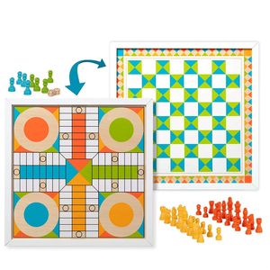 Juego Ajedrez Y Ludo De Madera - Melissa & Doug