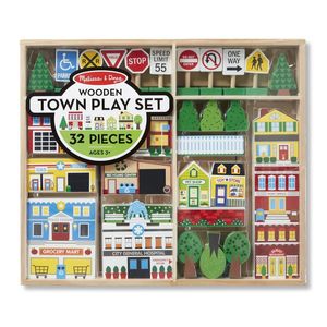 Set Deluxe Vehiculos Ciudad Con Señales  - Melissa & Doug