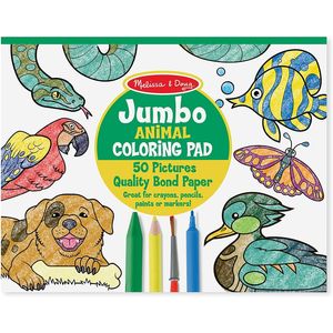 Pad Jumbo Colorear Animales - Melissa & Doug